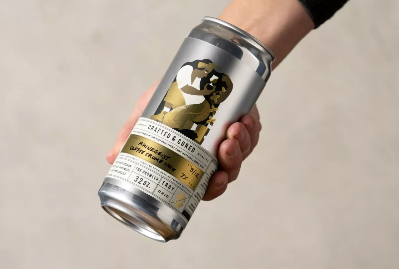 Crowler can with custom labels