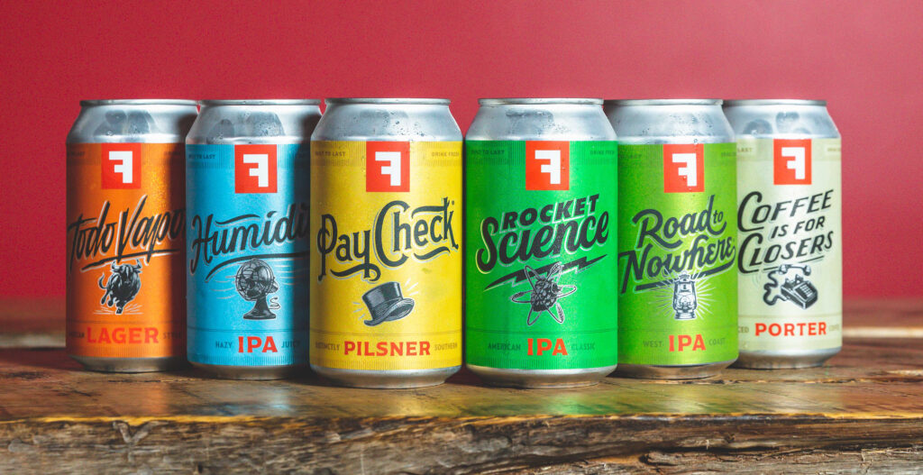Cans with custom labels