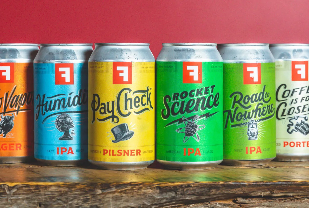 Cans with custom labels