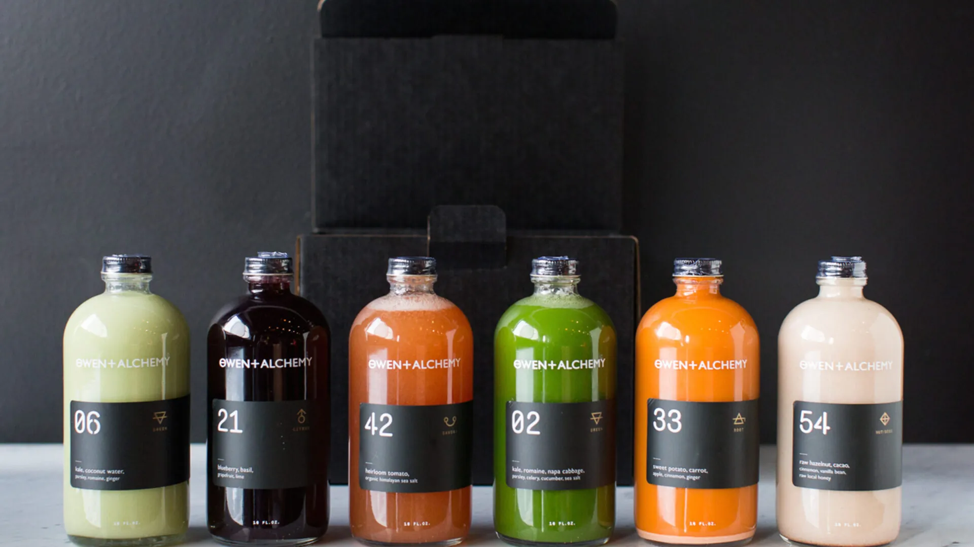 Juice bottle with custom labels