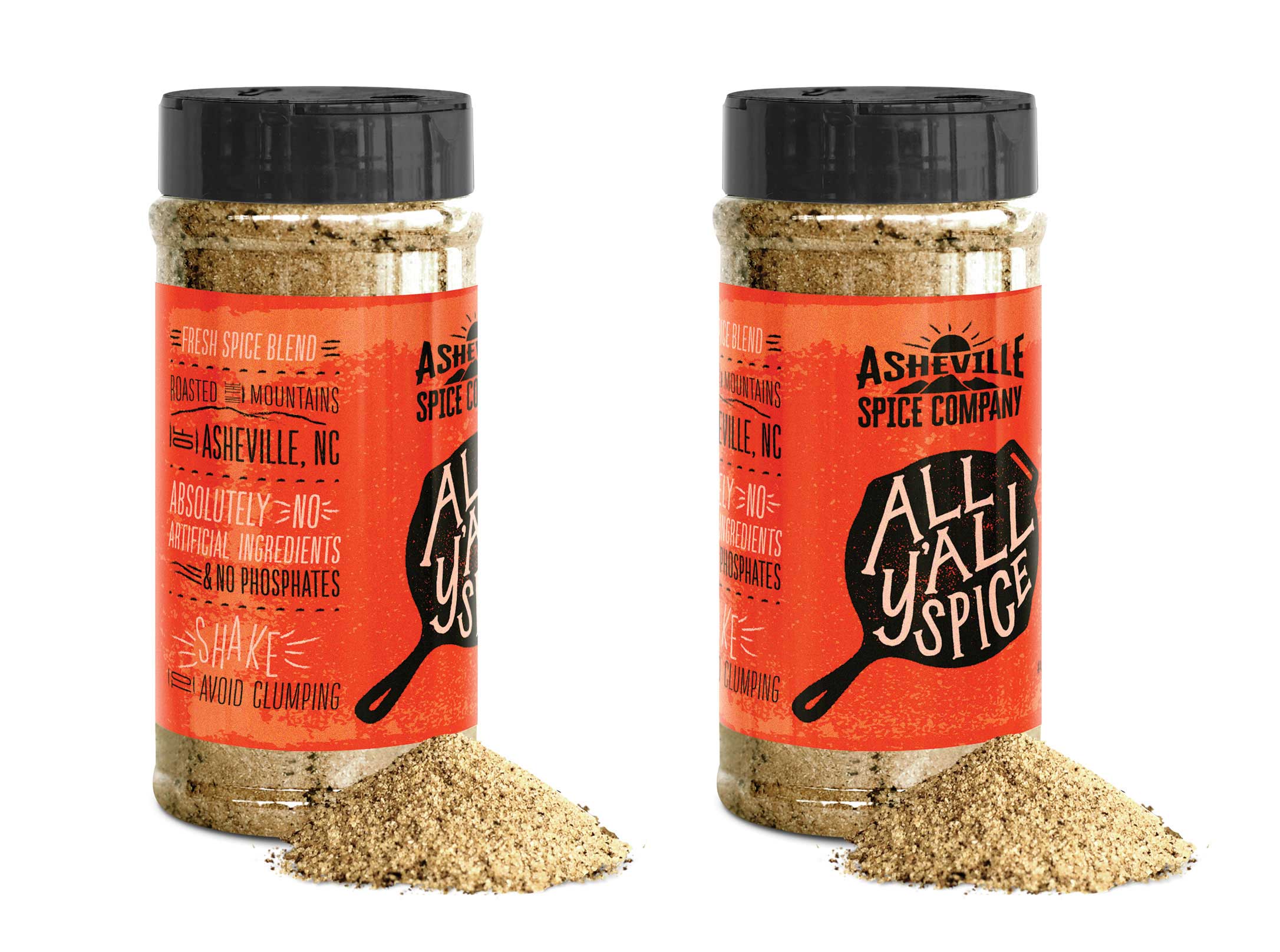 Spice Seasoning Jars with Labels