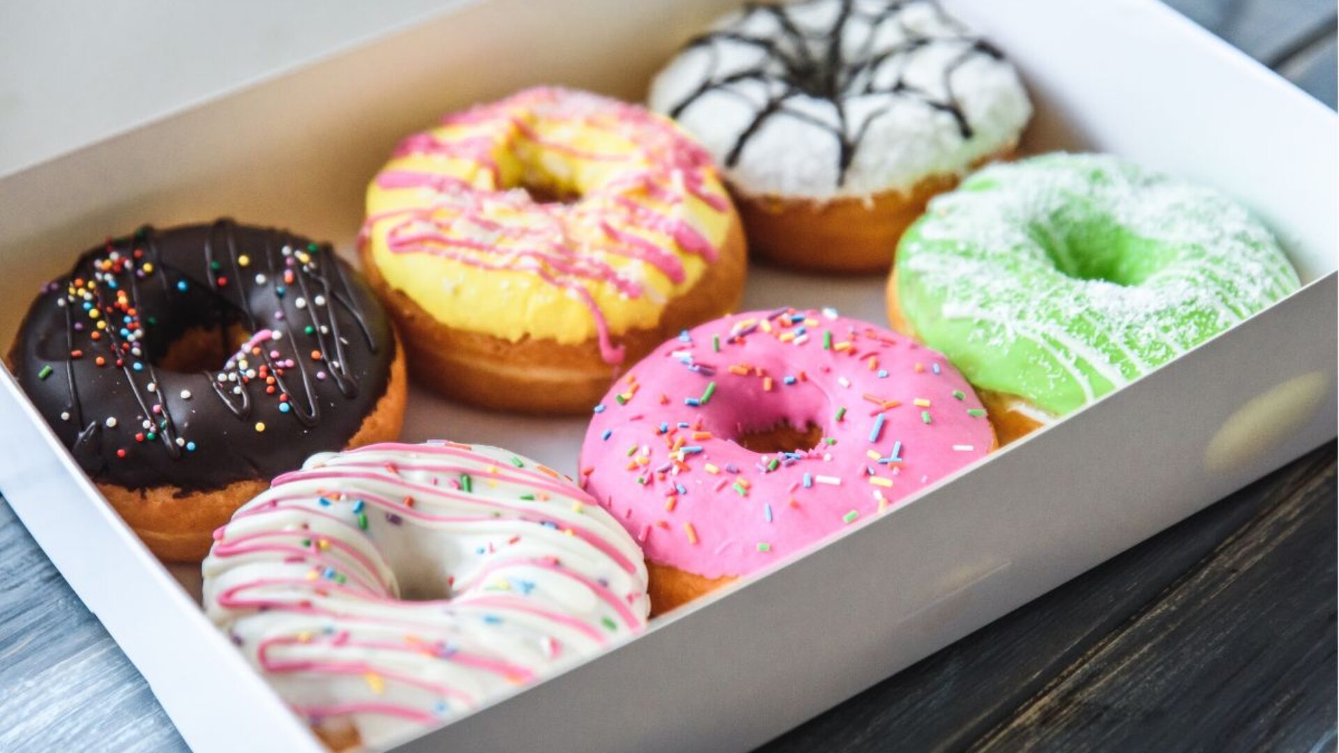 Donuts in a box