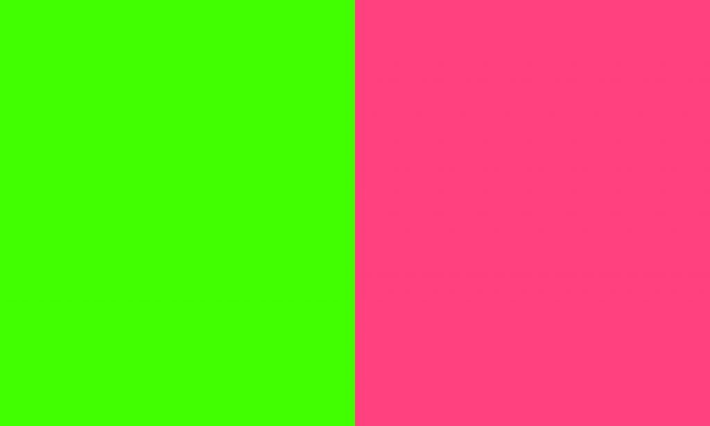 Neon Green and Bright Pink